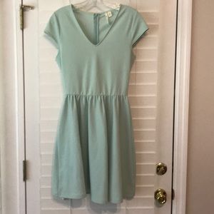 Mint green cocktail dress